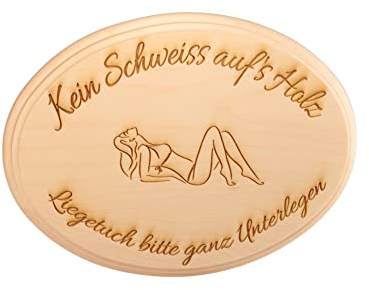 1125-8417 - Placa para sauna (20 x 15 x 1,5 cm, diseño de arce macizo, para sauna, Kelo grabado, regalo de madera)