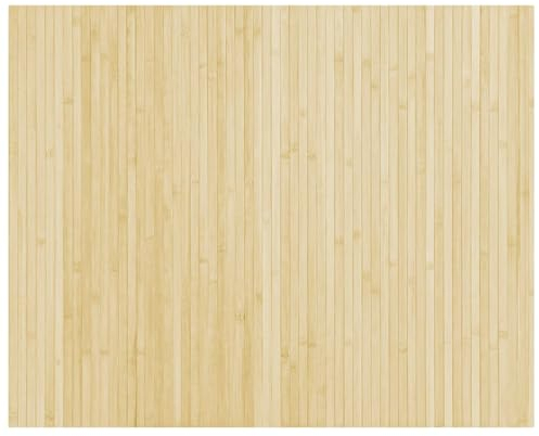 vidaXL Alfombra Rectangular bambú Color Natural Claro 80x100 cm, Alfombra de área, Alfombra de Sala de Estar, Alfombra Rectangular, Alfombra de Piso