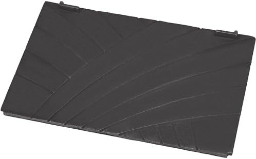 KOTARBAU® Kamin Bakplatta - Öppen Spis Bakplattor - Gjutjärn - 47 x 31,5 cm - Eldbaksida för Öppen Spis - Anthracite - Väggskydd Till Öppna Spisen - Zickzackmönster - Hög Temperaturbeständighet