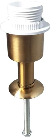 perfk Portalámparas de escritorio con base fija, accesorios para lámparas de mesa, repuesto resistente, metal creativo, fácil de instalar, pieza de cerámica, Style H