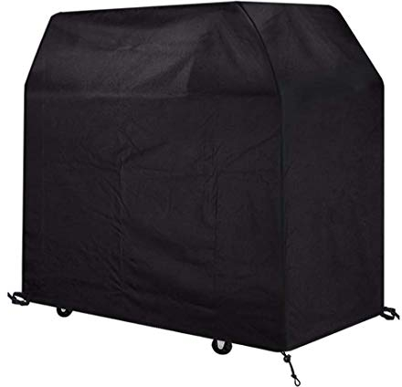 SanGlory Housse Barbecue, Housse de Barbecue Rectangulaire, Bâche de Protection BBQ Couverture de Gril Anti-UV/Coupe-Vent/Imperméable Barbecue Grill pour Weber, Holland, JennAir - 105x49x102cm