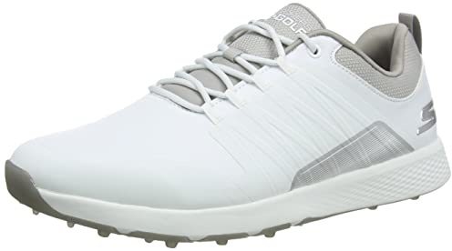 Skechers Mens Elite 4-Victory Golf Shoes - White/Grey - UK 10