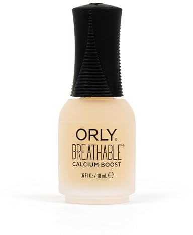 ORLY Breathable Calcium Boost | Nourishes Dry, Damaged And Thin Nails | Prevents Nail Breakage, Chipping Or Peeling | Restores Natural Shine (18Ml)