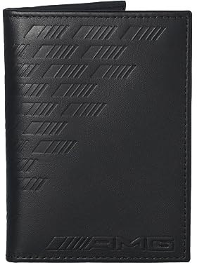 Mercedes-Benz AMG glasögonfodral i kohud i svart med RFID-skydd 12 x 8,5 cm