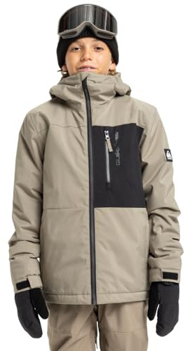 Quiksilver Snow Jacket Side HIT Solid Jacket Boy's Beige 14