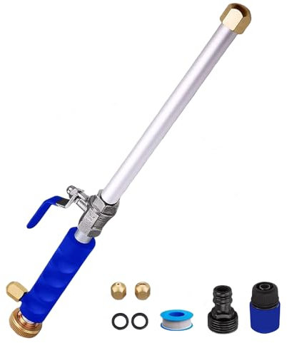 TRELVEX Idropulitrice ad Alta Pressione, compatta, Leggera e Potente per la Pulizia di superfici Esterne, terrazze, Auto e Uso Domestico (1 Set)