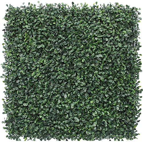 GAOAZHEN Paneles de Pared de césped Artificial, 20 Paneles de Fondo de Pared de césped, setos de boj, Paneles de boj Artificial, Valla de privacidad para Interiores y Exteriores, jardín, Patio, Cerca