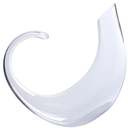 VICASKY Decanter in per Vino Rosso con Capacità Bottiglia in Vetro Trasparente per Uso Design e Facile da Versare