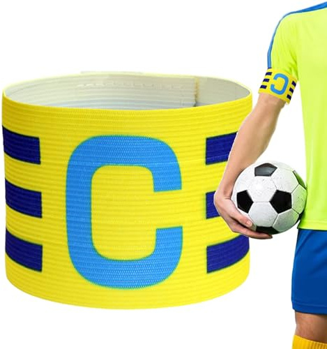 Bandas de capitán para fútbol, banda de capitán, bandas de capitán de fútbol, antigoteo para juegos de fútbol, banda para múltiples deportes
