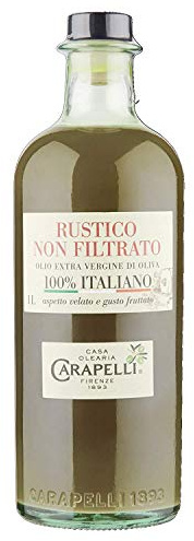 3x Carapelli Non filtrato 1L olio vergine oliva Extra nativ Natives Olivenöl