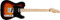 Squier by Fender Affinity Series Telecaster, E-Gitarre, Ahorngriffbrett, Schwarze Schlagplatte, 3-Tone Sunburst, Inklusive kostenloser virtueller Kurse auf Fender Play
