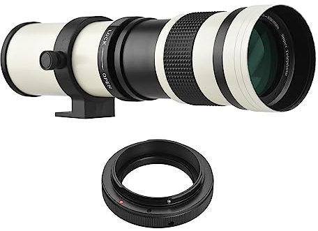 MF Super Téléobjectif Zoom F/8.3-16 420-800 mm Monture Canon EF T Bague d'adaptation universelle 1/4