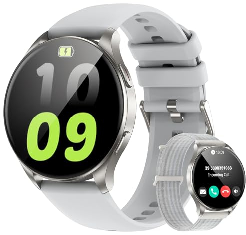 Baolubao Reloj Inteligente Mujer Hombre, Smartwatch con Llamada 5.3, 1,43 AMOLED Pantalla Siempre Activa, Pulsómetro, Pulsera Actividad Impermeable IP68 para Android iOS