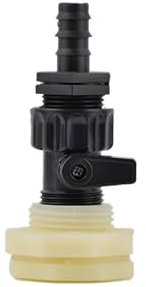 Accessoires Pour Tonneaux De Pluie PVC Spigot Rain Barre Faucet Kit 3/4 Inch Rain Barrel Valve with Bulkhead Fitting Adapter for Water Tanks Aquariums Tubs Pool Montage Du Collecteur De Pluie(Color-C)