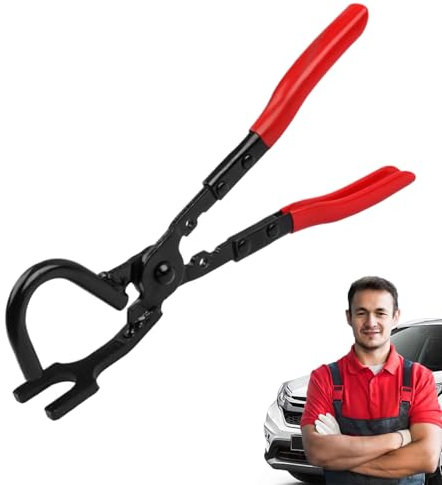 zjhukfmc Attrezzo Per La Rimozione Dei Supporti Di Scarico - Pinze per Rimuovere Supporti Marmitta con Fascette in Gomma | Accessorio Auto Ergonomico Per Riparazione Veicoli