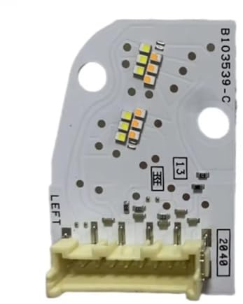 Compatible Con Mini Para F55 F56 F57 F54 63118737590 63118737589 Placa Luz Circulación Diurna Señal Giro Faro Blanco(Left)