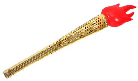 ifundom Antorcha Realista de Simulación Dorada de 48 Cm Juguete de Plástico Abs para Actuación Infantil y Fiesta Adecuado para Espectáculos y Entretenimiento Familiar