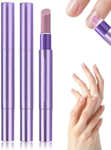 MOPZIJA 2Pcs Penna per la cura delle unghie,nail care pen,penna per olio per unghie 3 in 1,penna per olio per la cura delle cuticole,penna per rimuovere cuticole per riparare unghie screpolate secche