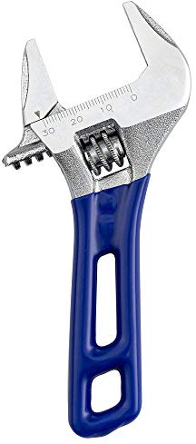 Ainuosen Large Opening Adjustable Wrench Spanner with Short Handle 5''(Max Opening: 30mm/1.2 inch)