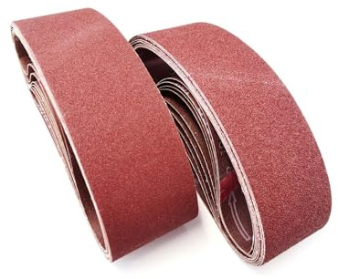 Slipband, 100 x 915 mm, 16 stycken, set med 2 x korn 60/120/240/320/400/600/800/1000 för bandslipmaskin, bandslipmaskin, bandslipmaskin, polering av metall, trä