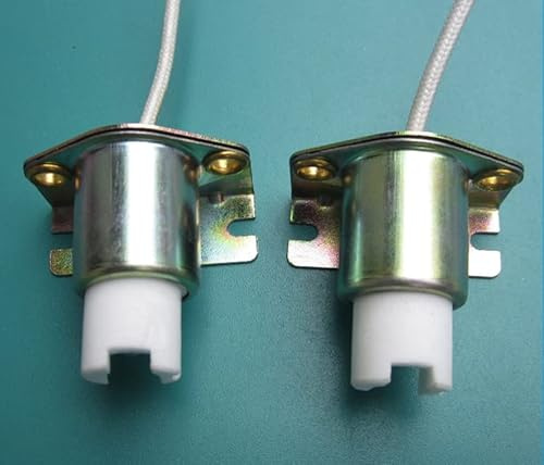 2 uds M-128B portalámparas de halogenuros metálicos 250V color chapado en hierro zinc resistente a altas temperaturas R7S portalámparas de metal personalizado