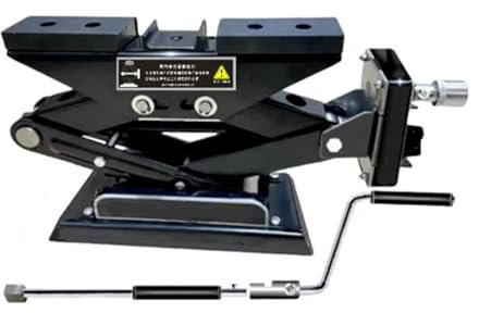 Pont elevateur Voiture Cric à Ciseaux Automobile 2.8T 2T, Manuel et électrique à Double Usage, adapté aux Outils d'entretien tels Que Cric Auto(B2T)