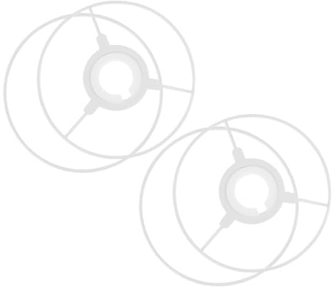 SOLUSTRE Soportes De Pantalla De Lámpara De Mesa De Metal Diy Marco Redondo 5.90X5.90X1.37 Pulgadas Accesorio Compatible Para Decoración Interior Hogar Y Hoteles