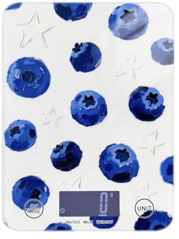 Blueberry Star Mini balance de cuisine pour perte de poids 5 kg/5 g avec 4 unités pour (utilisateur) (utilisateur) (utilisateur) (utilisateur) (utilisateur) báscula para pesar comida