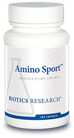Biotics Research Amino Sport Broad Spectrum Amino Acids, Essential Amino Acids, BCAAs, Sports Recovery, Support Lean Muscle Mass 180 Capsules