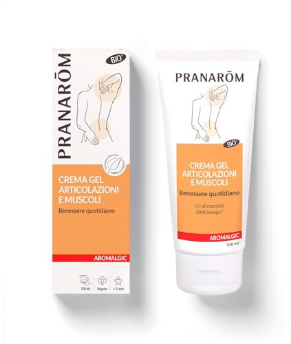 PRANAROM - Aromalgic - Gel Crema Articulaciones - Aceites Esenciales HECT ORGÁNICOS - Confort Diario - 100ml