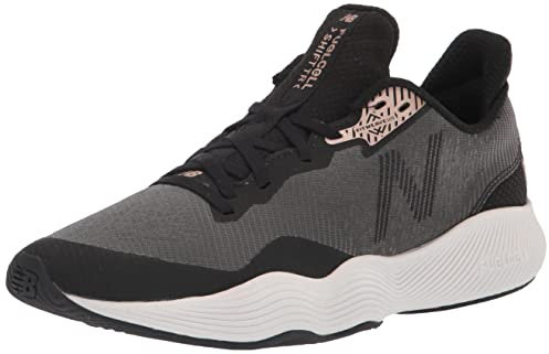 New Balance Women's FuelCell Shift Tr V1 Cross Trainer, Black/Rose Gold Metallic, 5 UK