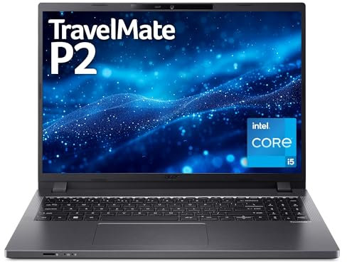 acer TravelMate P2 TMP216-51-TCO Intel® Core™ i5 i5-1335U Netbook 40.6 cm (16) WUXGA 16 GB DDR4-SDRAM 256 GB SSD Wi-Fi 6E (802.11ax) Windows 11 Pro Grey