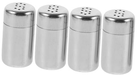 VINTORKY 4stücke Teiliges Edelstahl Mini Pfefferstreuer Tragbare Gewürzdosen Für Camping Und Outdoor Rostfrei Kompakt Vielseitig Einsetzbar Für Zuhause Und Reisen