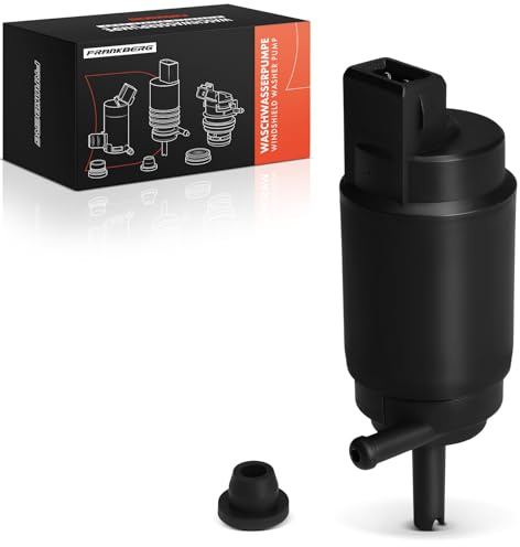 Frankberg Scheibenwaschpumpe Waschwasserpumpe Scheibenreinigung Vorne Hinten 2-Polig Kompatibel mit Astra G T98 Golf III IV 1E7 Ducato 250 Omega B V94 Replace# 1H5955651