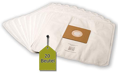 20 Staubsaugerbeutel kompatibel mit PRINCESS Silence DeLuxe 335001, 20 Staubbeutel + 2 Mikro-Filter, kompatibel mit Staubsaugerbeutel Swirl Y50