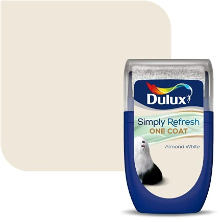 Dulux Simply Refresh Tester Paint - Almond White - 30ML, 5382942
