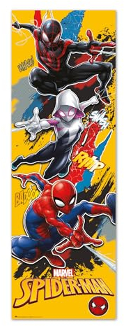 Grupo Erik Marvel Spiderman Poster - 20.8 x 62.2 inches / 53 x 158 cm - Shipped Rolled Up - Cool Posters - Art Poster - Posters & Prints - Door Posters