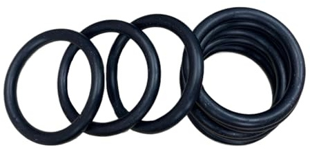 O-ring in gomma nitrilica 94 mm OD, 84 mm ID, 5 mm Larghezza, Guarnizione di tenuta metrica per impianti idraulici di macchine automobilistiche Pacchetto di 10