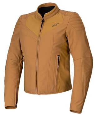 Alpinestars Isla - Giacca da moto impermeabile da donna, design elegante, protezione per tutte le stagioni, leggera e confortevole, marrone, XL, Marrone, XL