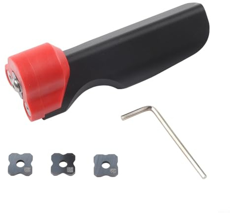 Handheld chamfering hand plane tool for woodworking, perfect for edge finishing on furniture, shelves, cabinets, and synthetic surfaces (5)