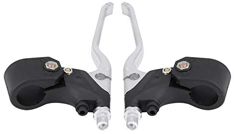 KIMISS 1 Paio Leve freni per moto, Lega di Alluminio 22mm 7/8 Pollici Manubrio Leva del Freno per Mini Pocket Dirt Bike ATV