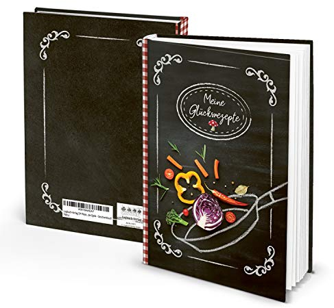 Logbuch-Verlag Kleines Rezeptbuch zum Selberschreiben Geschenk Weihnachten Frau Mama Oma Schwester DIN A5