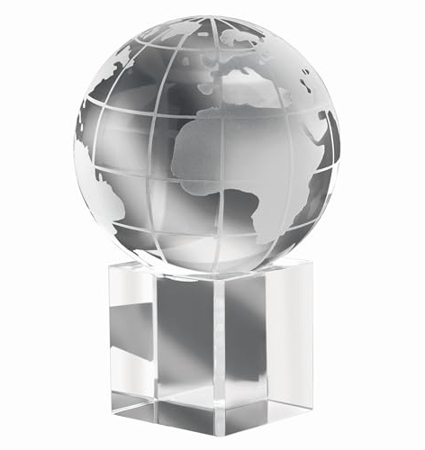 Notrash2003 - Pisapapeles con bola de cristal y soporte, diseño de bola de cristal