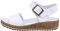 Hush Puppies Women's Ellie Wedge Sandal, White, 8 UK