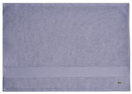 Lacoste Heritage Supima Cotton Tub Mat, Light Denim, 21 x 31