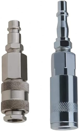 4 Pcs Air Fitting Convertor Adapter Euro & PCL Air Fitting Conversion Adapters Set 1/4 Inch BSP Male (1/4 inch)