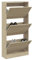 Myheimly Schuhschrank,80x34x96,5 cm Holzwerkstoff Schuhschrank,Schuhregal Schmal Schuhbank Shoe Rack Schuhkipper Schuhschränke Schuhaufbewahrung Sonoma Eiche,60 x 21 x 125.5 cm