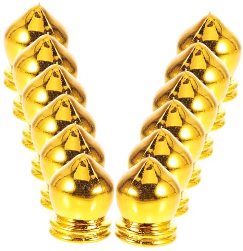 VANZACK 20 pièces Embouts de Hampe de Drapeau Plastique Ornements Esthétiques pour Mâts de Jardin Remplacement Solide et Résistant pour Décoration Extérieure