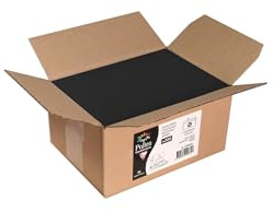 Clairefontaine 55835C - Confezione da 200 Buste autoadesive - Formato DL (11x22cm) - 120g/m² - Colore Nero -Inviti eventi e corrispondenza- Gamma Pollen - Carta Premium Liscia