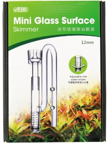 Finest-Filters Mini Glass Surface Skimmer 12mm Clean Water Oxygenation For Aquarium Fish Tank